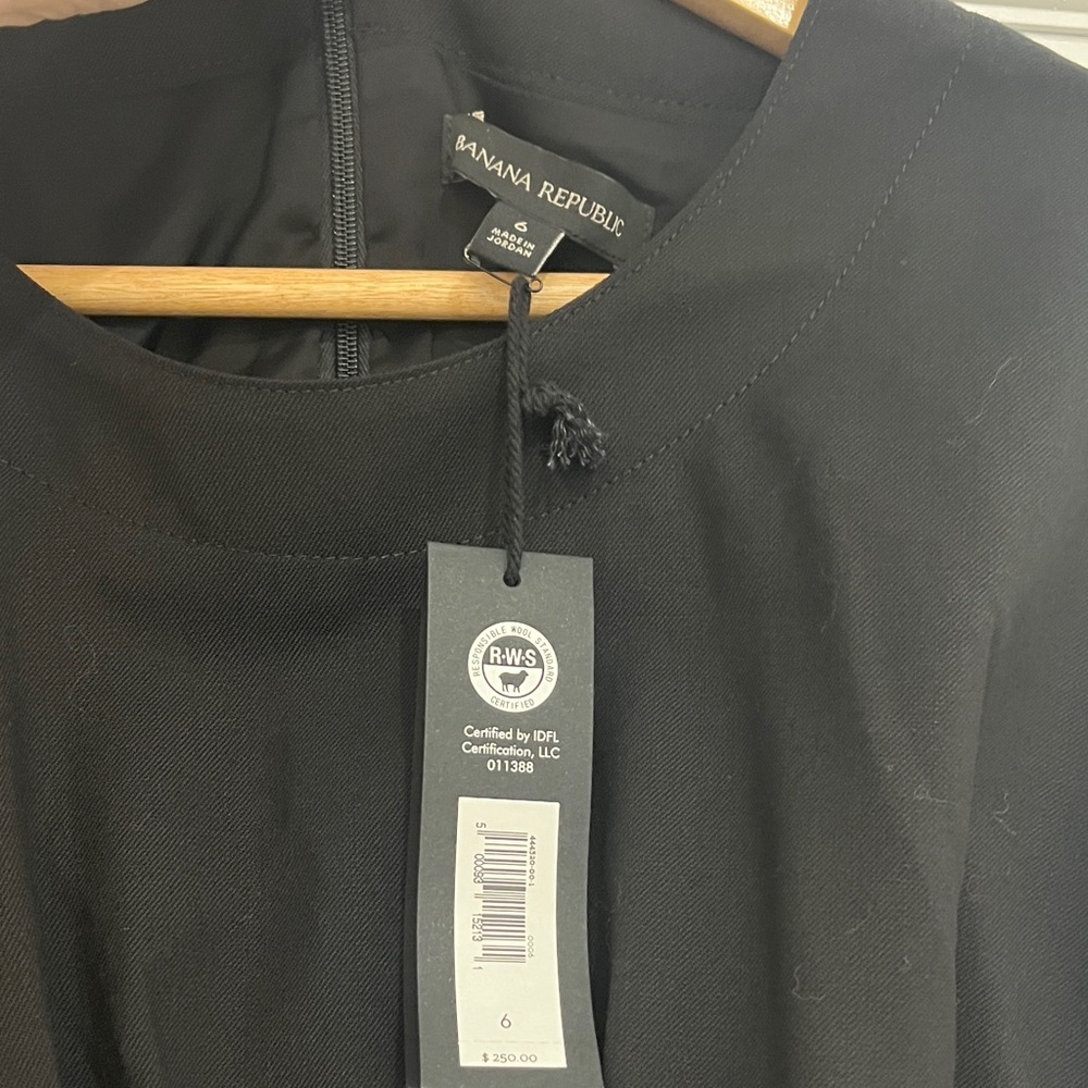 Banana Republic Classic Black Midi Dress - Picture 2 of 4